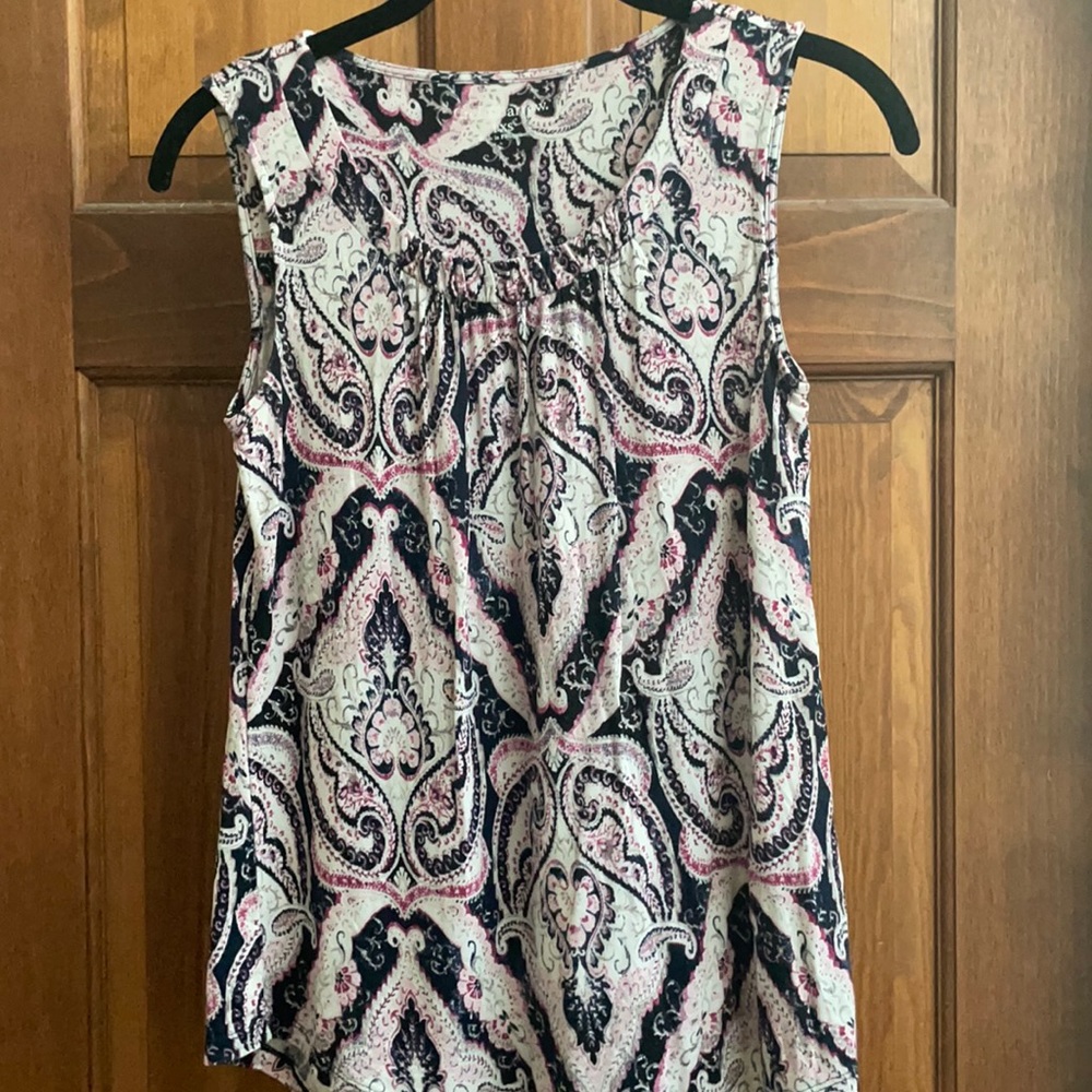 Croft & Barrow Sleeveless Blouse, Size XS